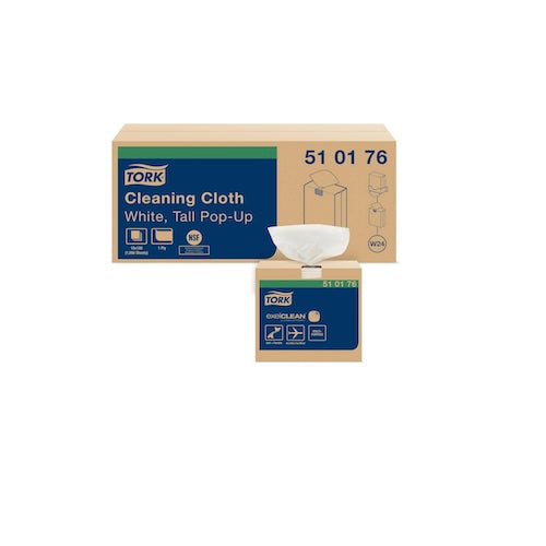 16.1 x 8.4 in White Paper Pop-Up Towel Box J1685