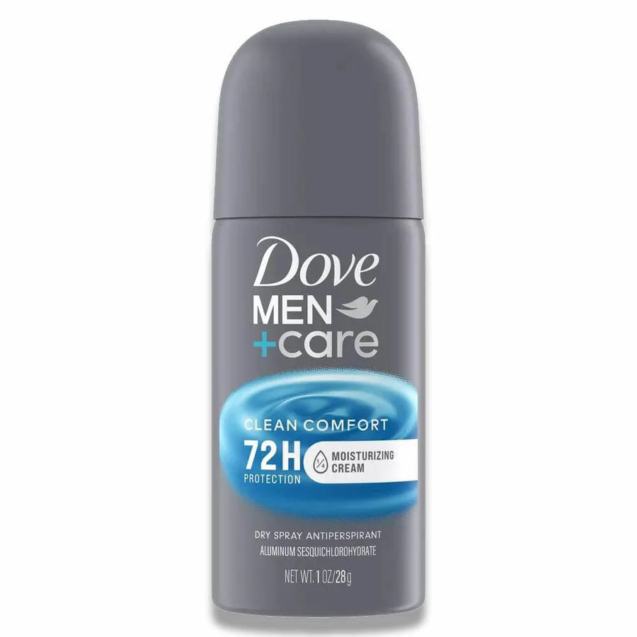1 oz Dove Men+Care Clean Comfort Antiperspirant Deodorant Dry Spray 1733