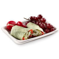 7.82 x 5.63 in Pulp Snack Tray D1687