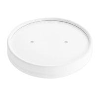 12-32 oz White Paper Lid for Paper Bowl D1161