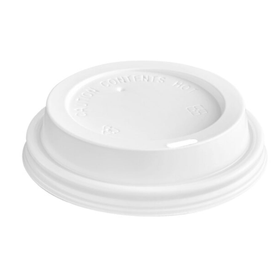 Custom 10-24 oz White Plastic Lid for Hot Cup DC1671