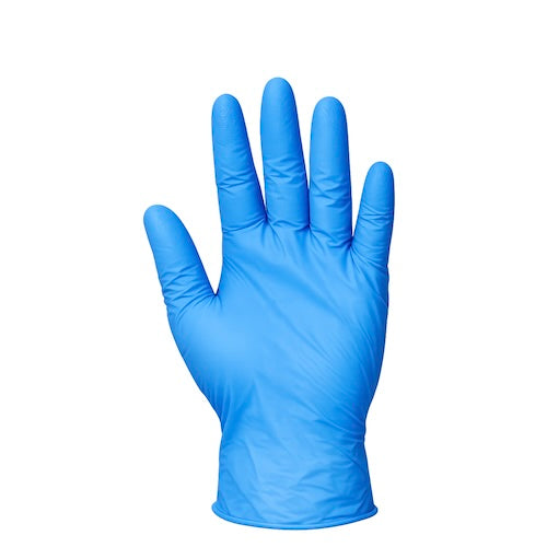 Large Blue Nitrile Glove J1009