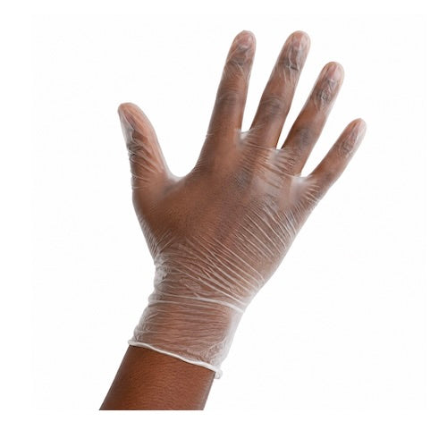 Large White Vinyl Powder Free Glove J1005